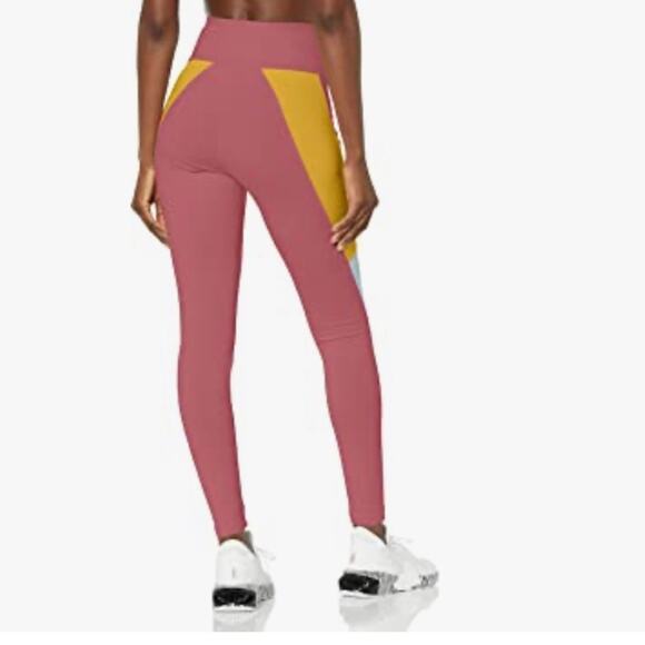 NWT Puma High Waisted Cotton Leggings Ankle Length Mauve Womens Small - Picture 2 of 5